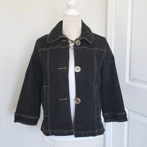 Sag Harbor Denim Jacket Dark Wash
